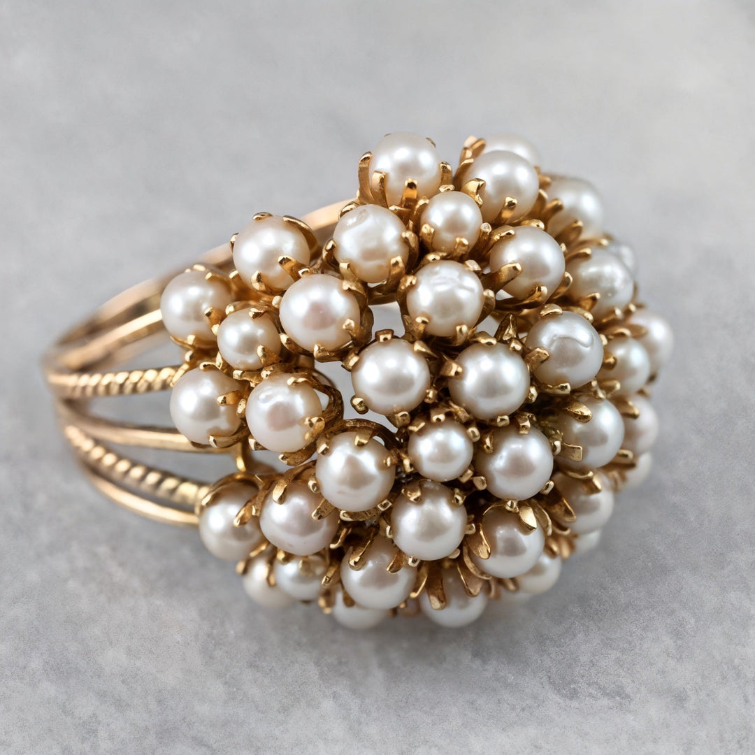 Premium Ingelegde Parelring