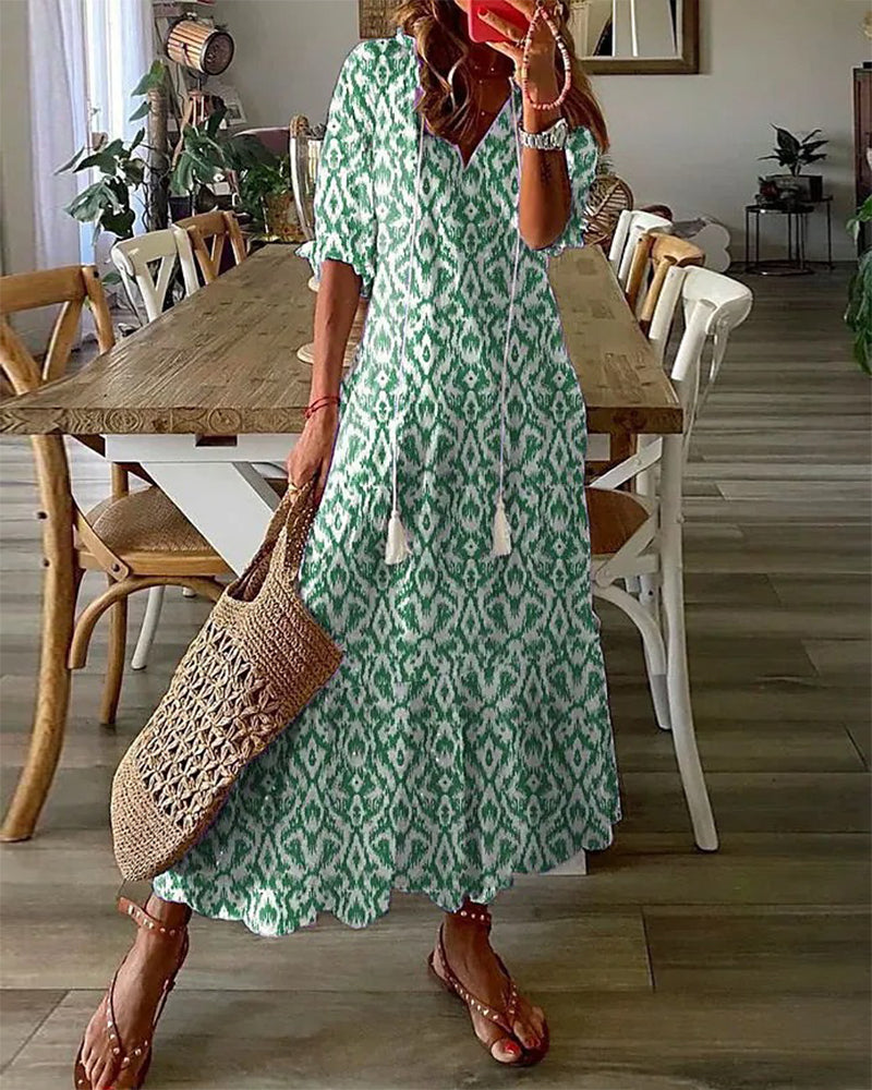 Diana™ - Boho Buikbedekkende Jurk