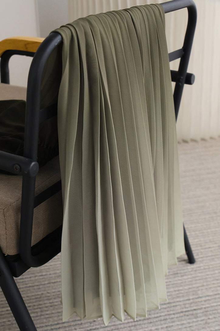 Ombre Plissé Jurk