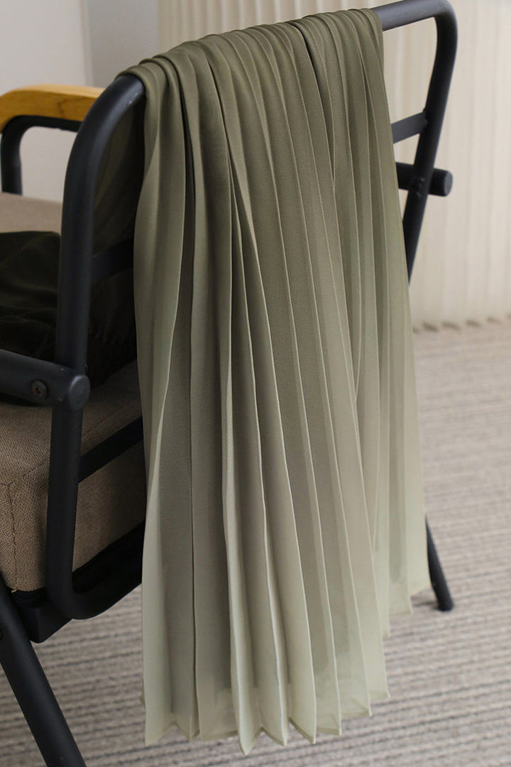 Ombre Plissé Jurk