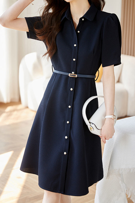 Waffle Dress met Riem