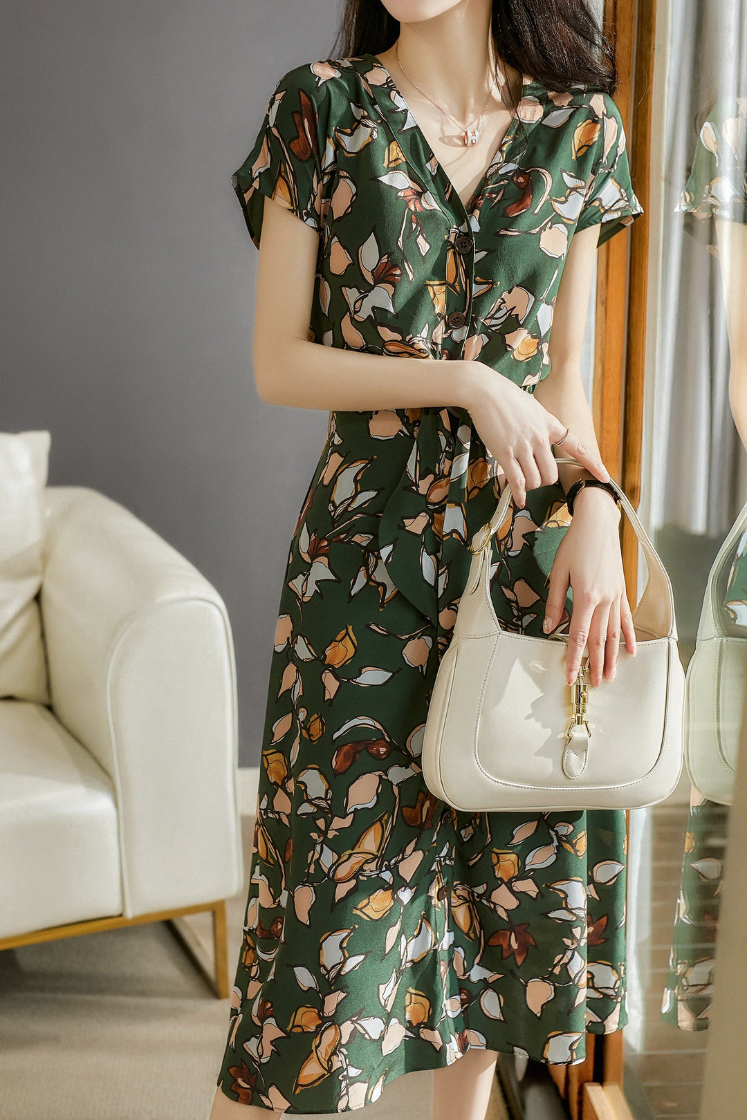 Jurk met Bloemenprint
