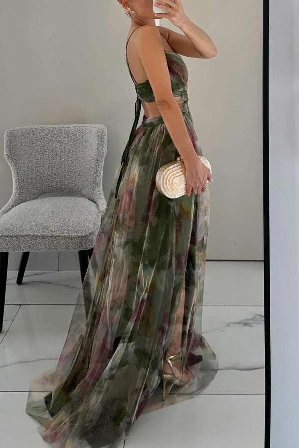 Florence - Betoverende Maxi Jurk met Bloemenprint