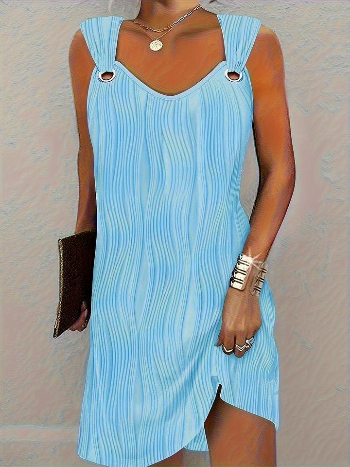 Vance | Textured Ring-Detail Dress