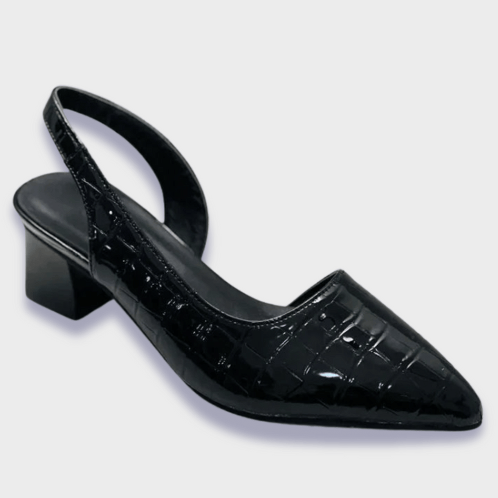 Heidi | Dames Orthopedische Faux Leren Hakken