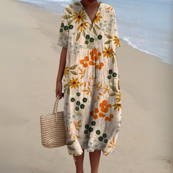 Nicole | Zomerjurk met Bloemen