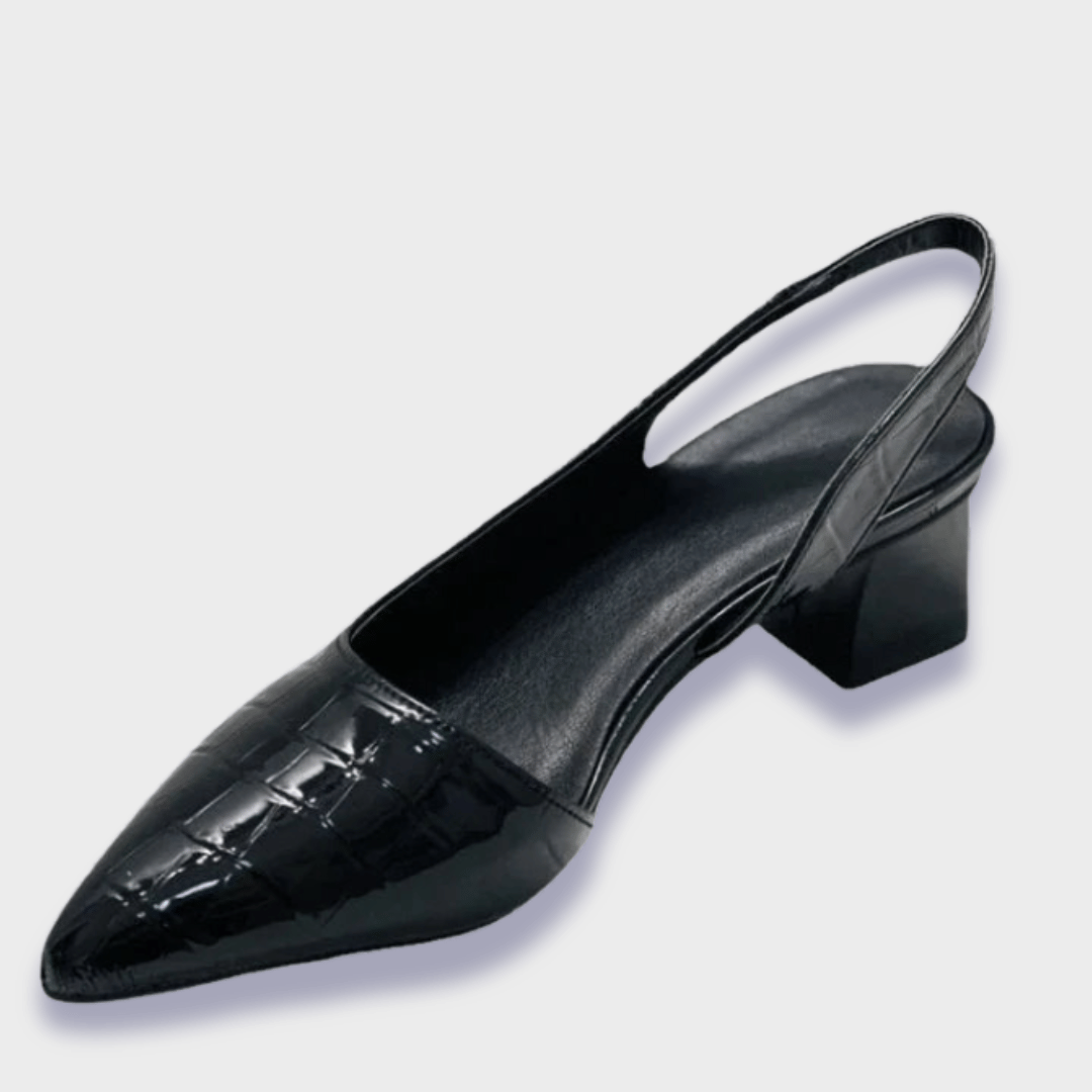 Heidi | Dames Orthopedische Faux Leren Hakken