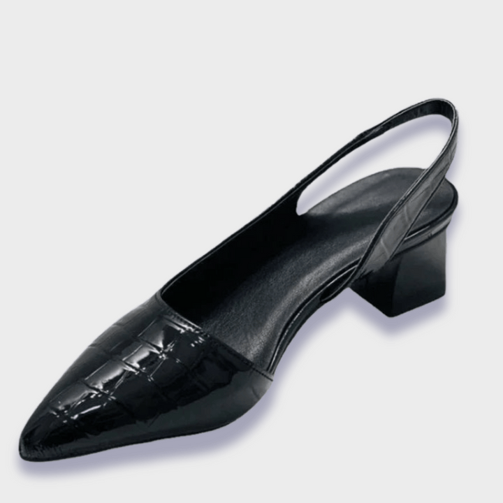 Heidi | Dames Orthopedische Faux Leren Hakken