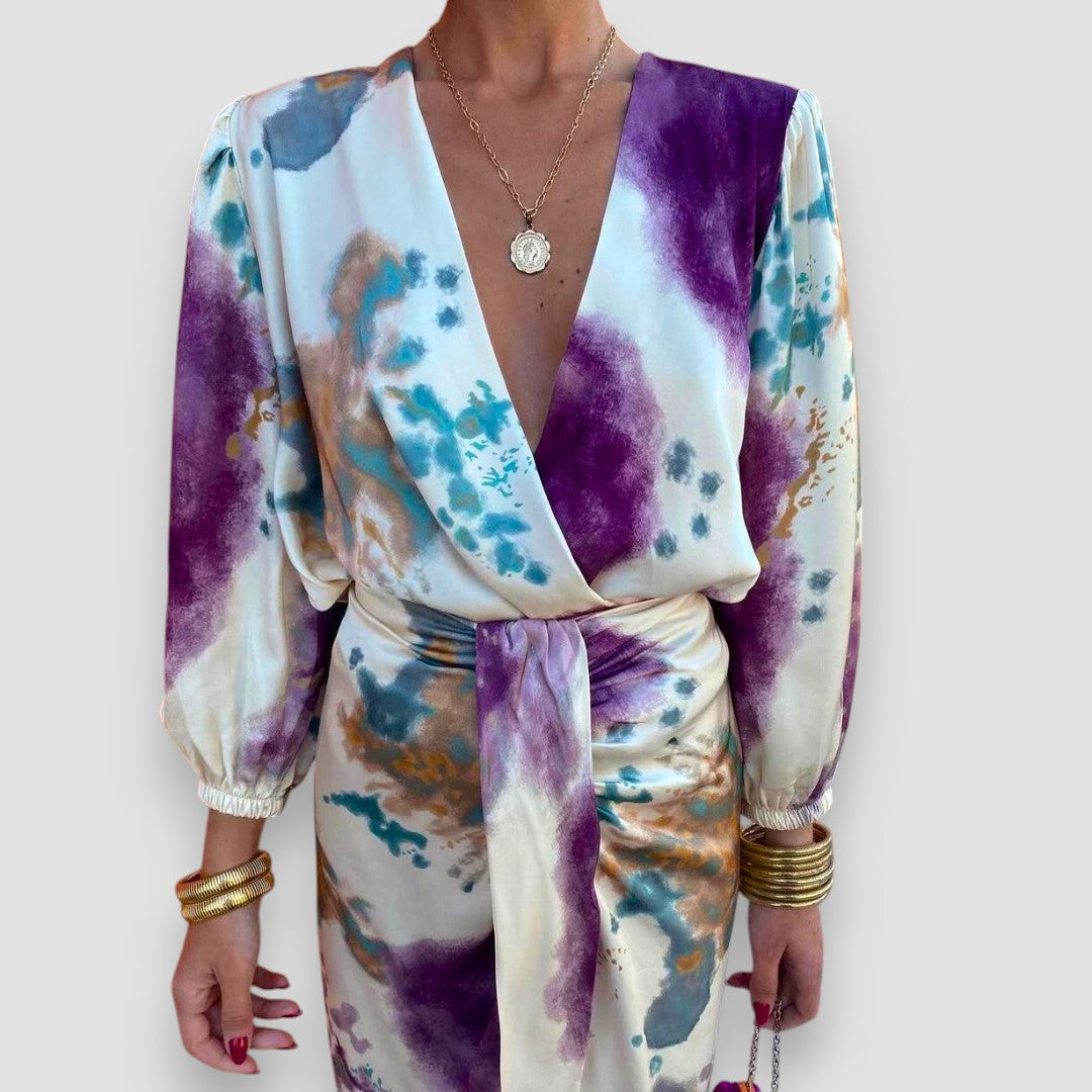 Larissa | Elegante V-Hals Jurk