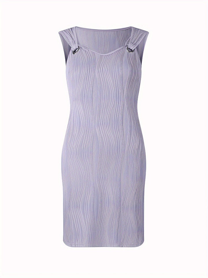 Vance | Textured Ring-Detail Dress