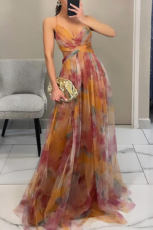 Florence - Betoverende Maxi Jurk met Bloemenprint