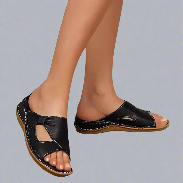 Yvonne™ | Dames Orthopedische Leren Sandalen