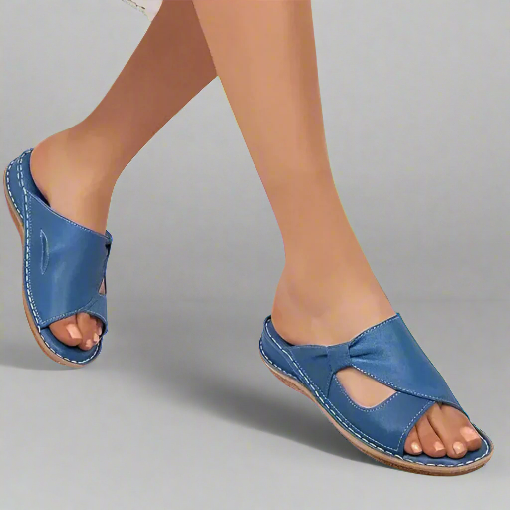 Yvonne™ | Dames Orthopedische Leren Sandalen