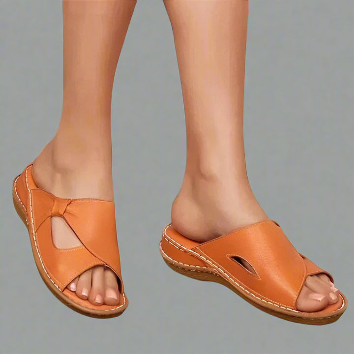 Yvonne™ | Dames Orthopedische Leren Sandalen