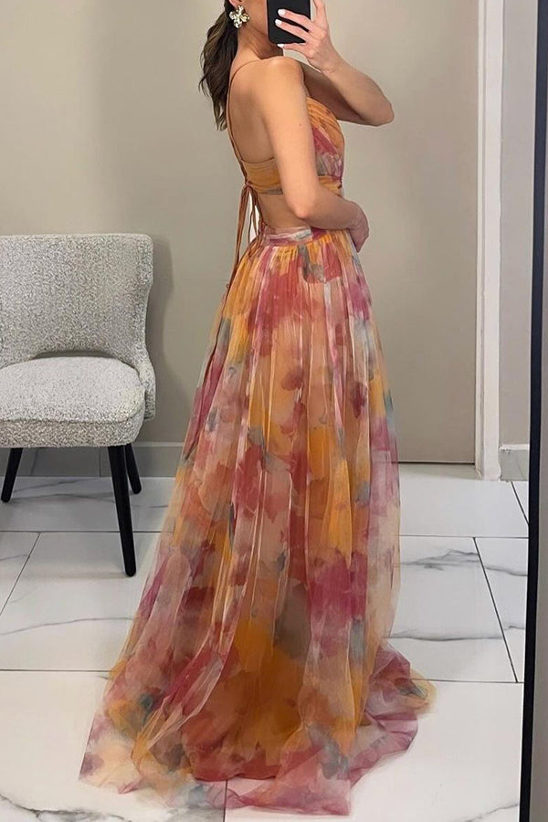 Florence - Betoverende Maxi Jurk met Bloemenprint