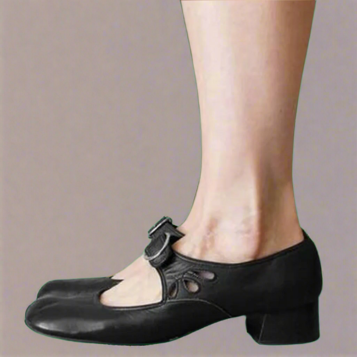 Denisa | Dames Orthopedische Leren Wedge Sandalen