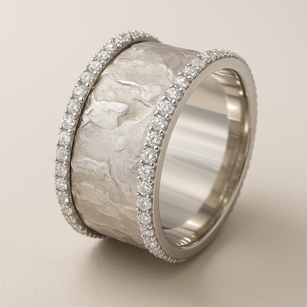 VINTAGE ZILVEREN ZIRCONIA RING
