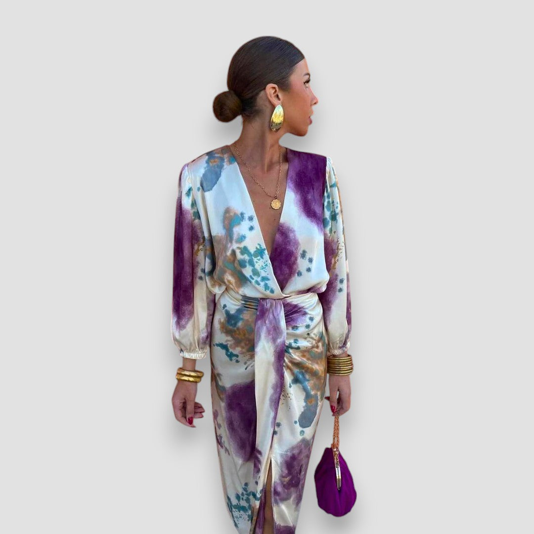 Larissa | Elegante V-Hals Jurk