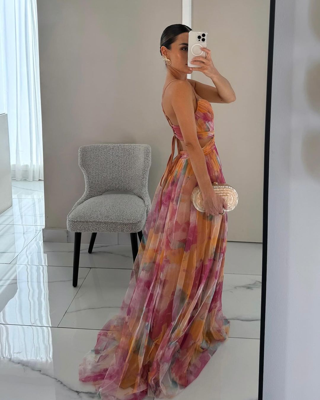 Florence - Betoverende Maxi Jurk met Bloemenprint