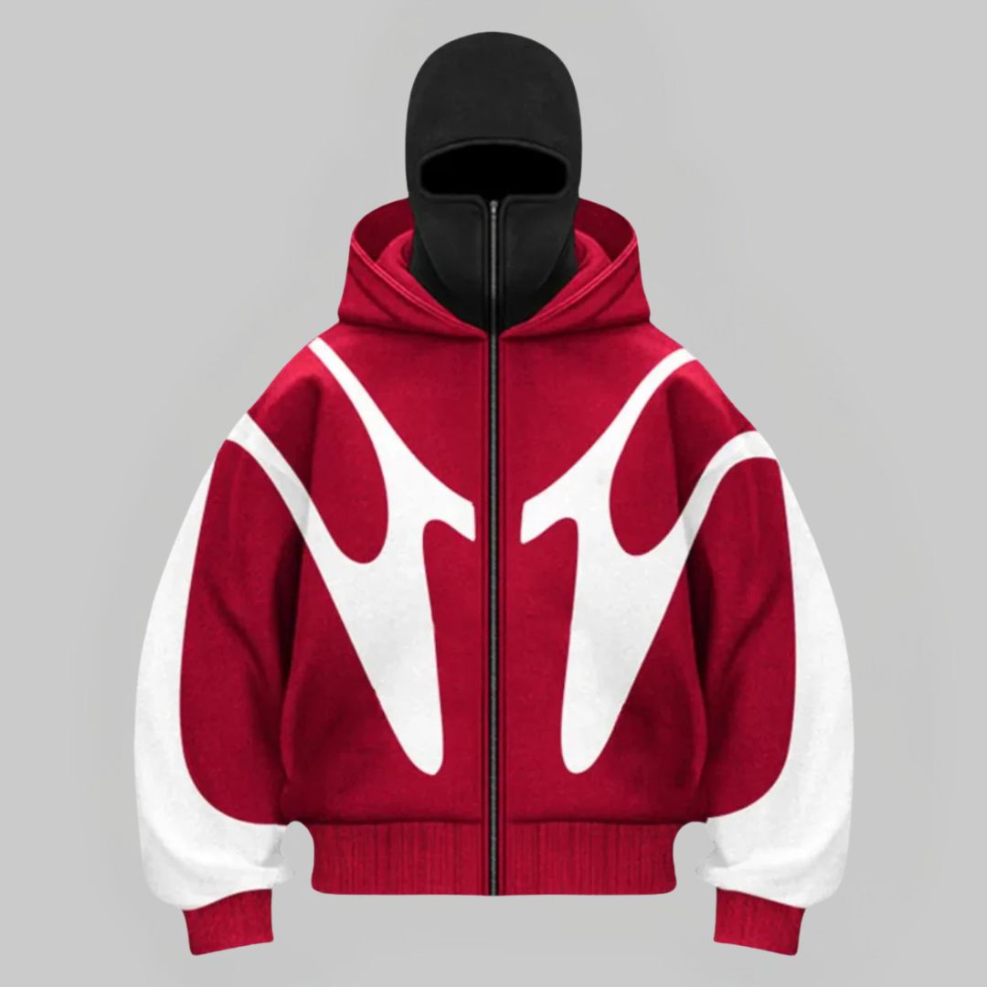 SPECTOR - SWEATER MET BIVAKMUTS & CAPUCHON