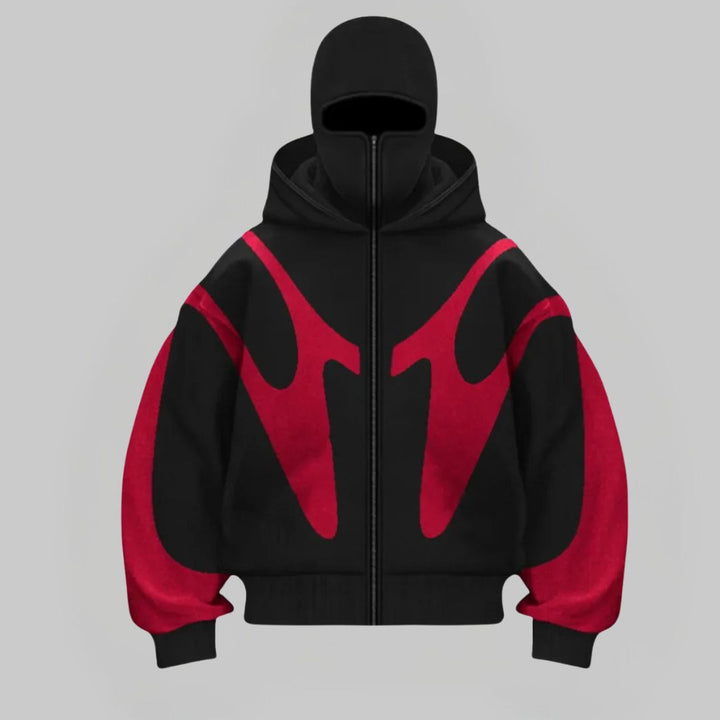 SPECTOR - SWEATER MET BIVAKMUTS & CAPUCHON