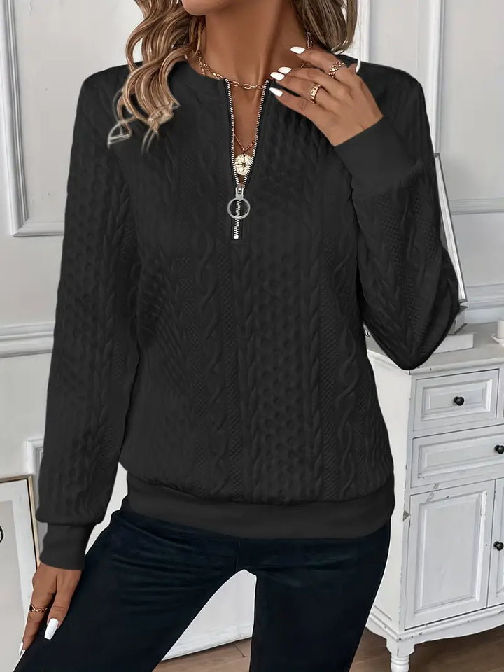 Eline - Elegante Trui met Rits