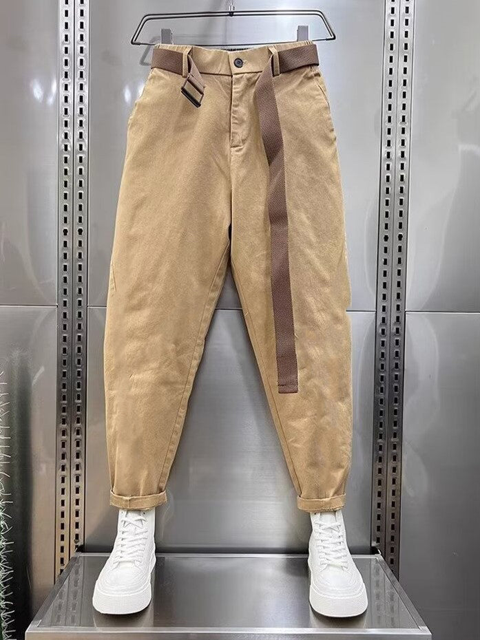 Iacopo™ - Elegant and Comfortable Casual Trousers with Belt for Comfort and Sophistication