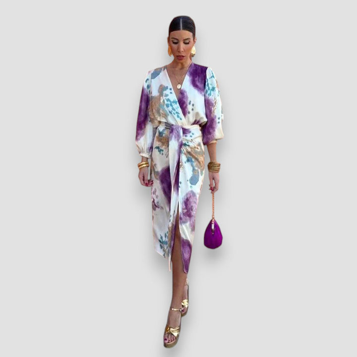 Larissa | Elegante V-Hals Jurk