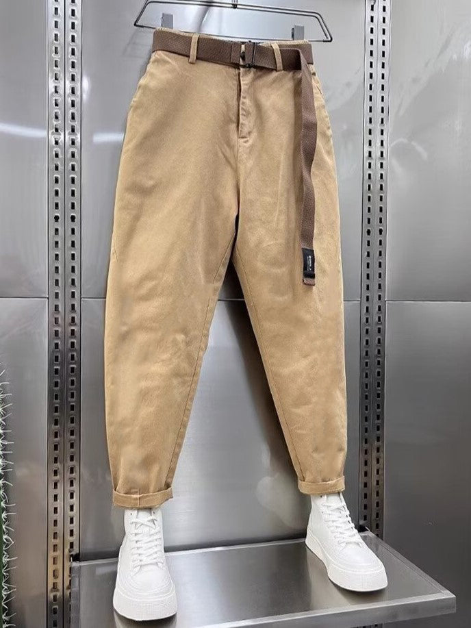 Iacopo™ - Elegant and Comfortable Casual Trousers with Belt for Comfort and Sophistication