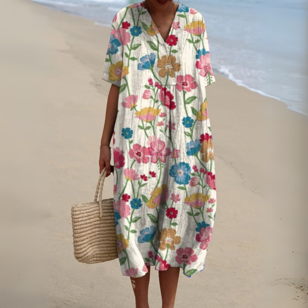 Nicole | Zomerjurk met Bloemen