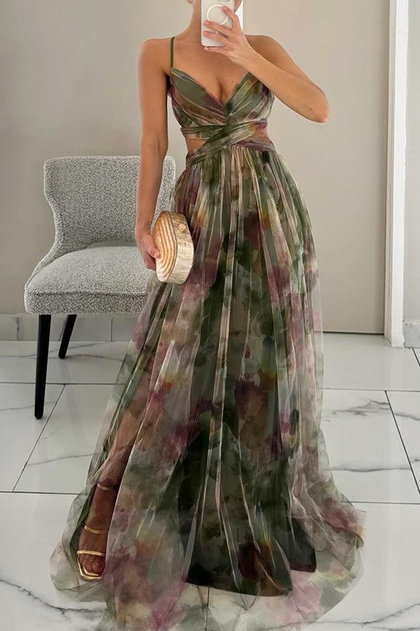 Florence - Betoverende Maxi Jurk met Bloemenprint