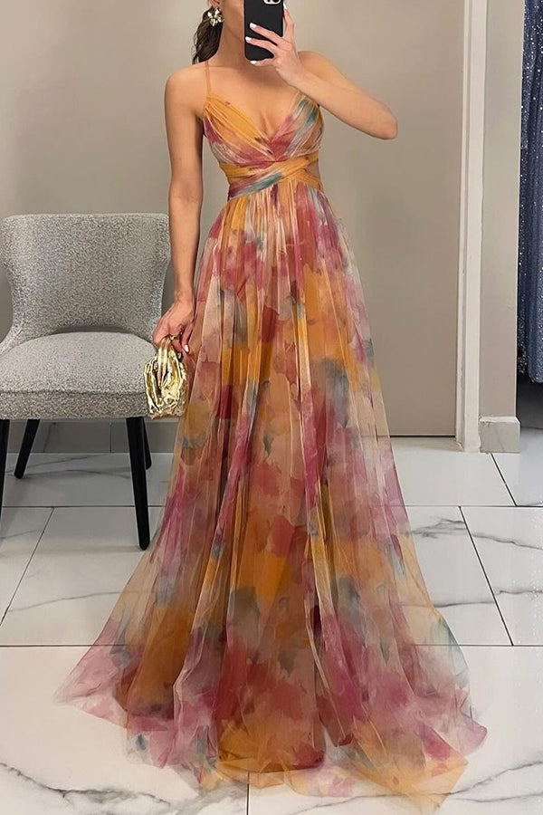 Florence - Betoverende Maxi Jurk met Bloemenprint