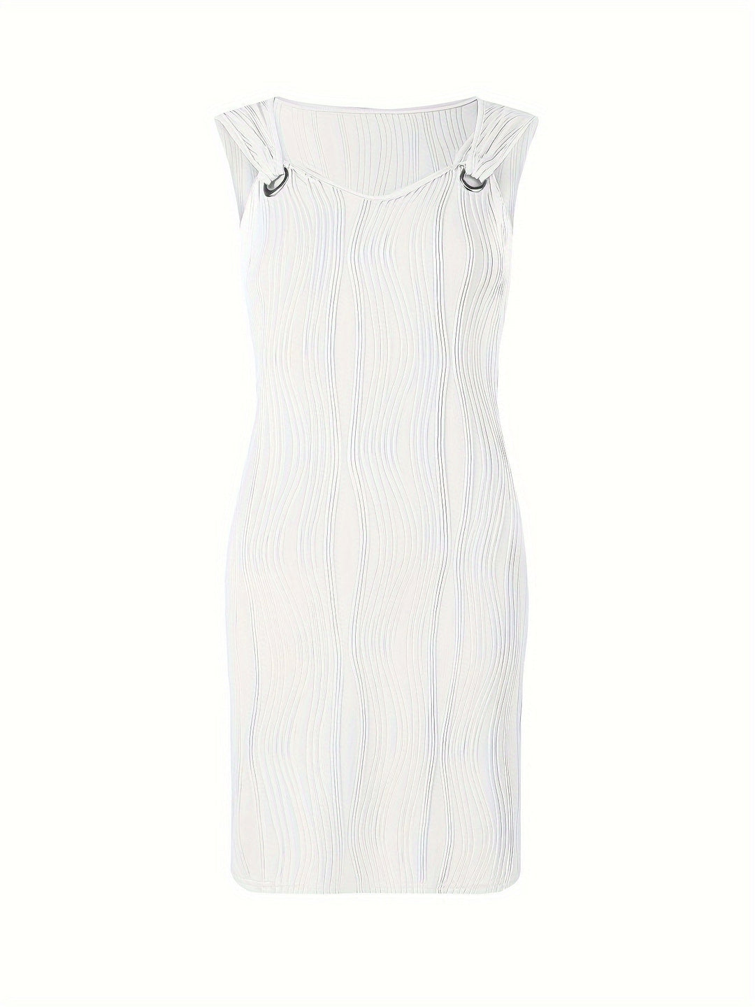 Vance | Textured Ring-Detail Dress