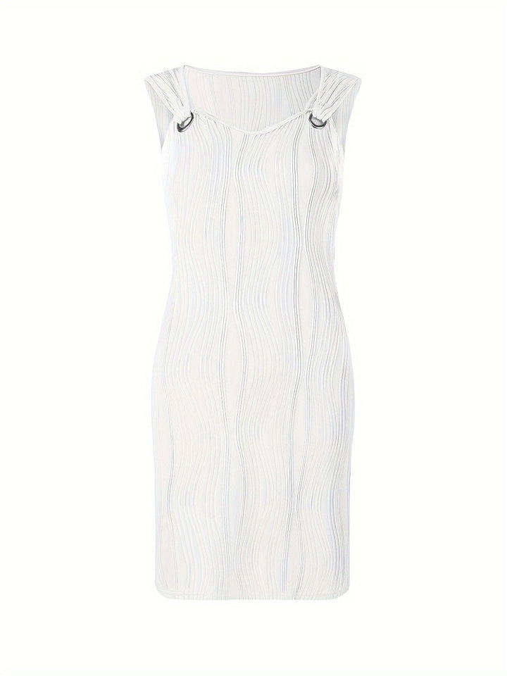 Vance | Textured Ring-Detail Dress