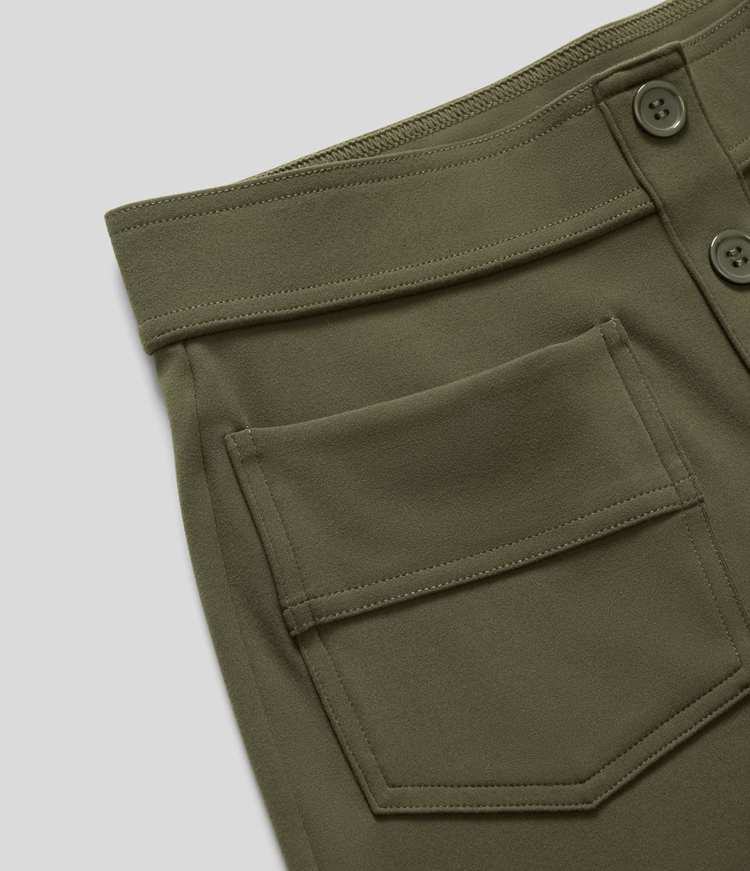 Cate | Elastische broek met hoge Taille | 1+1 GRATIS