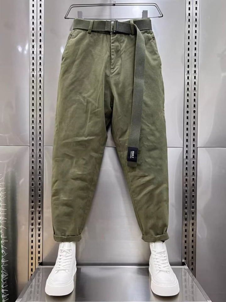 Iacopo™ - Elegant and Comfortable Casual Trousers with Belt for Comfort and Sophistication