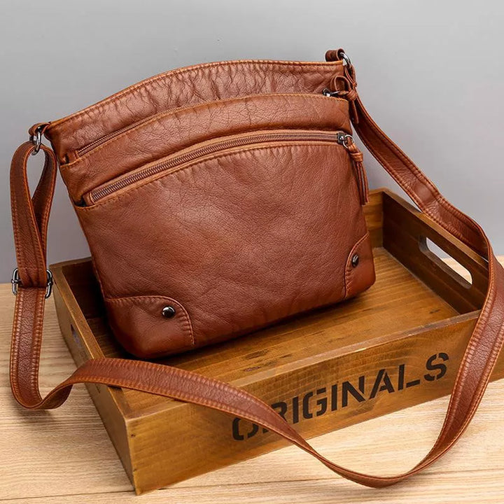 ADELLE | VEGAN LEREN CROSSBODY TAS