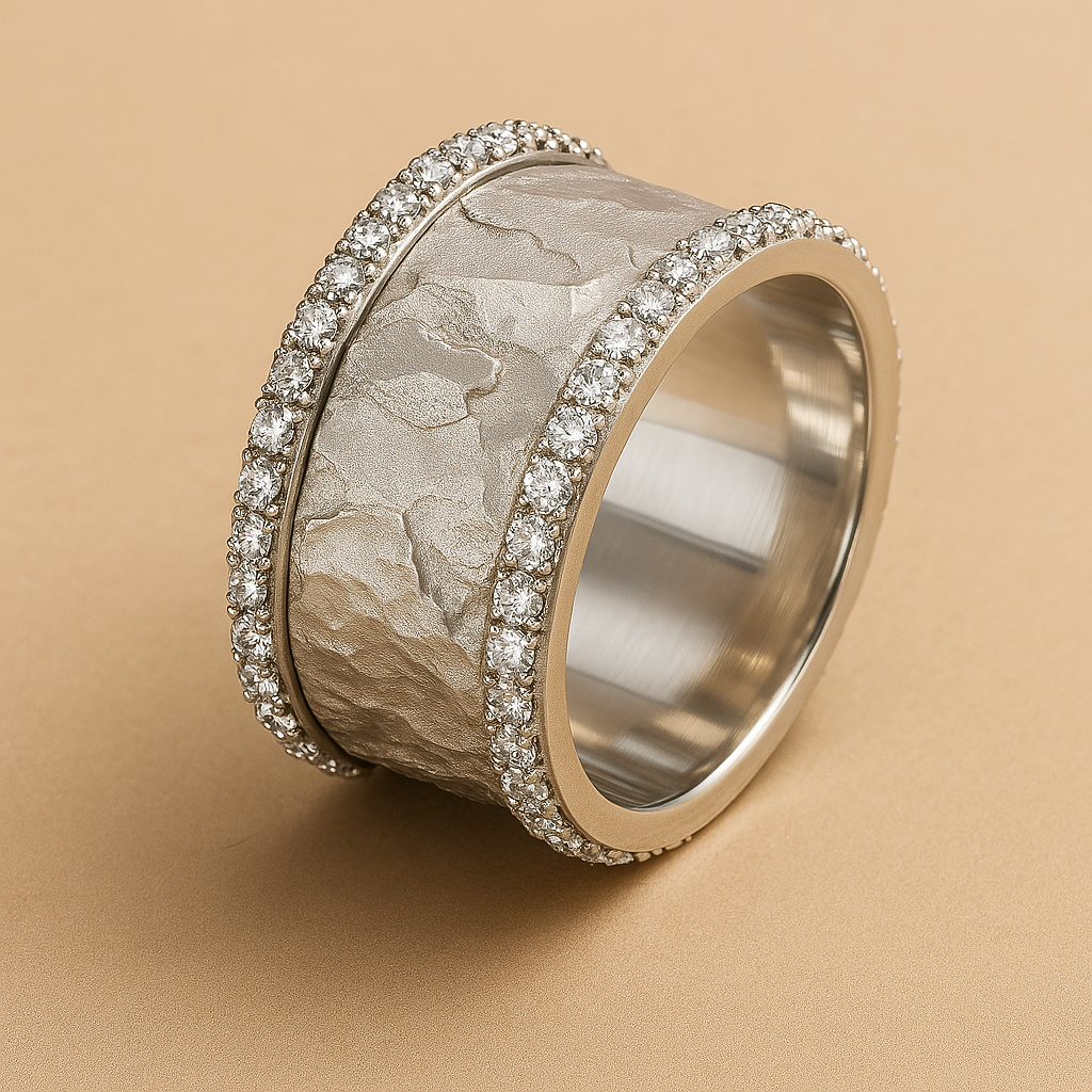 VINTAGE ZILVEREN ZIRCONIA RING