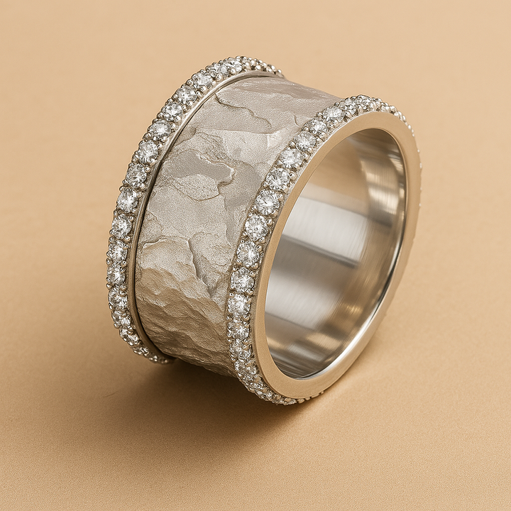 VINTAGE ZILVEREN ZIRCONIA RING