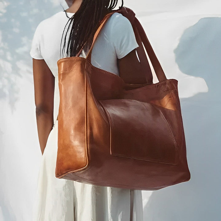 JANNA | VINTAGE LEEREN TAS