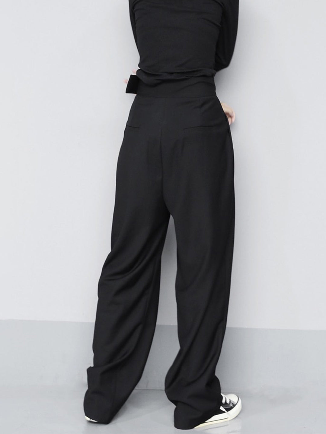 Velcro Broek met Brede Pijpen