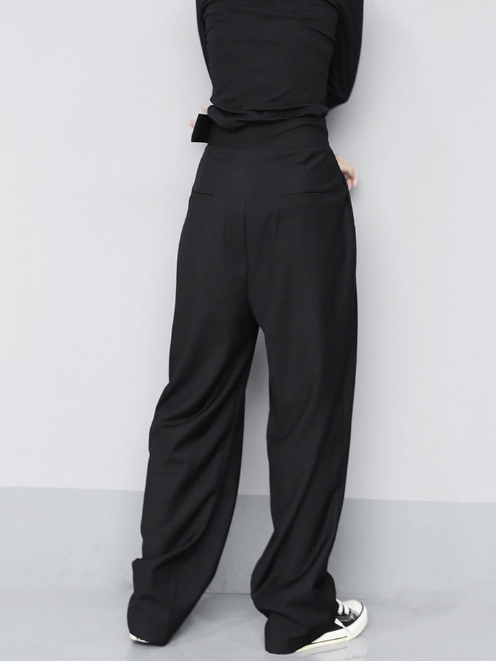 Velcro Broek met Brede Pijpen
