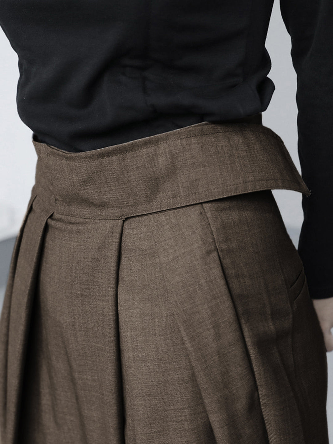 Velcro Broek met Brede Pijpen