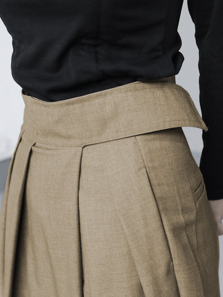 Velcro Broek met Brede Pijpen