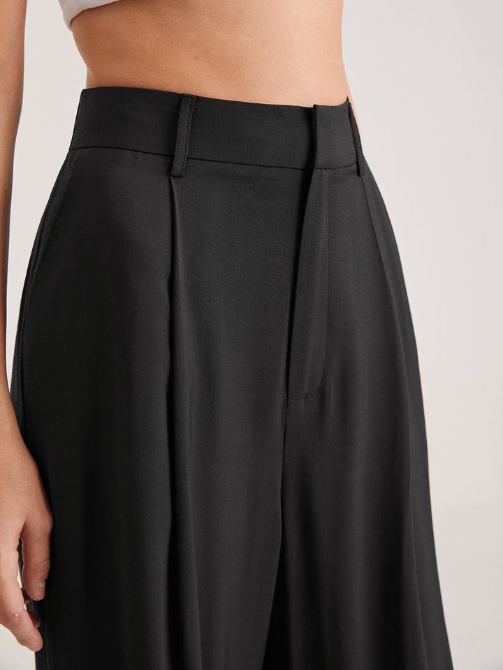 Plus Size Broek met Hoge Taille