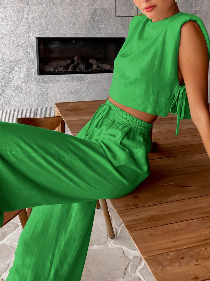 Two-Piece Linnen Set (Shirt + Broek)