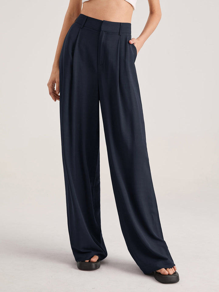 Plus Size Broek met Hoge Taille