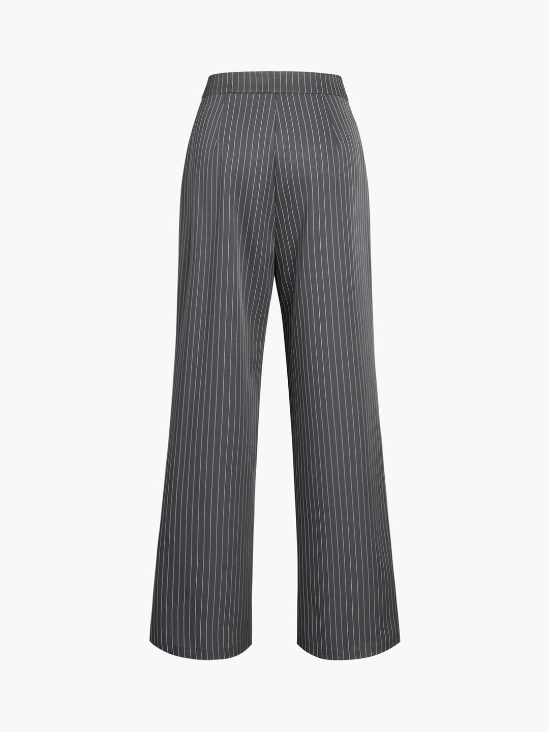 Gestreepte Wijde Broek met Plooien