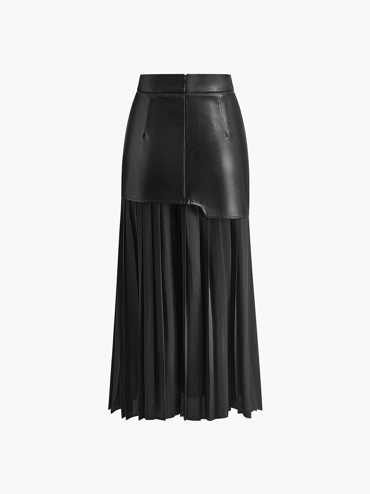Chiffon Geplooide Midi Rok