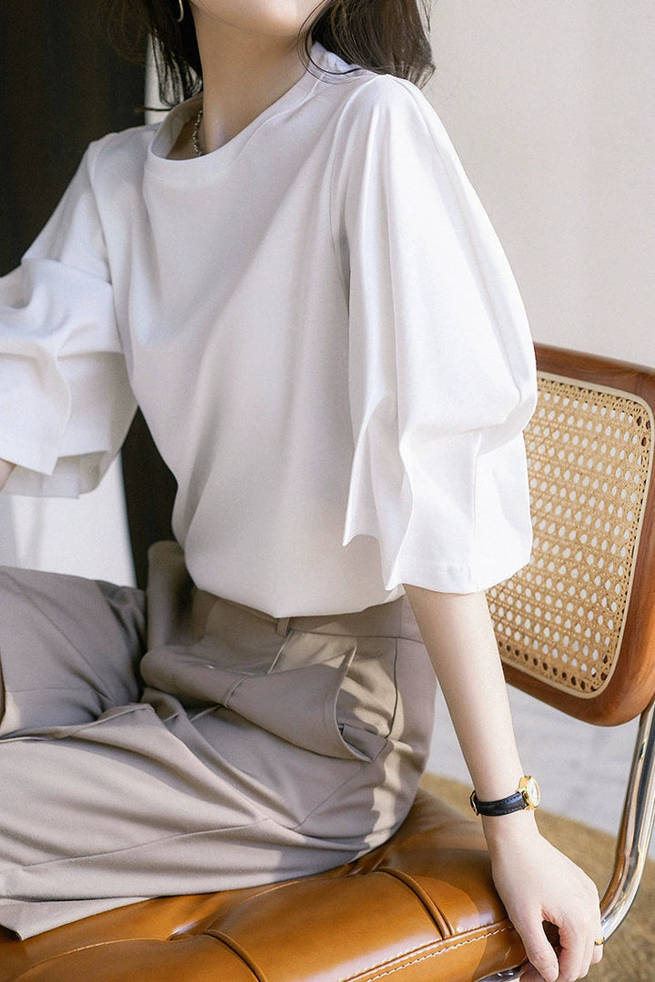 Designer Puff Sleeve T-Shirt